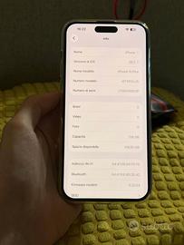 iPhone 15 plus esim batteria 92%