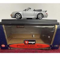 Auto Porsche 911 carrera burago scala 1.24