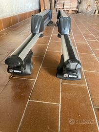 Barre portatutto thule con porta sci