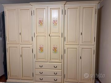 Camera in noce riverniciata per bimbi