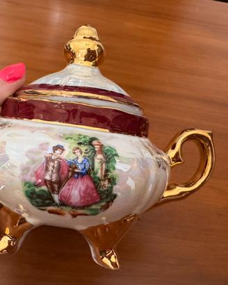 Zuccheriera limoges collezione adamo gold