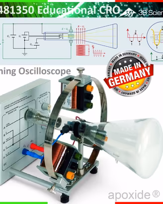 3B SCIENTIFIC™U8481350★OSCILLOSCOPIO DIDATTICO CRT