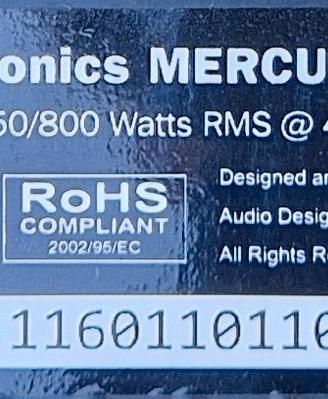 Amplificatore e  subwoofer per auto