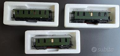 lotto 3 carrozze Lilluput 1/87 DRG