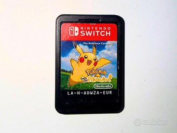 Pokémon Let’s Go Pikachu Nintendo Switch PAL ITA