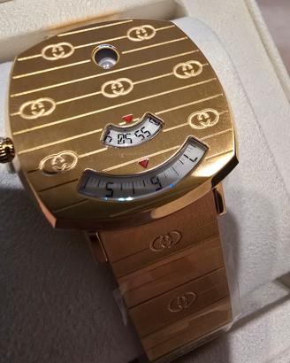 Gucci Grip Watch Gold PVD - 38mm - Nuovo con Pelli