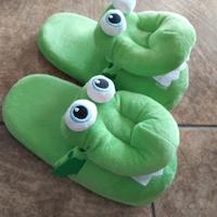 ciabatte invernali, coccodrillo 