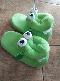 ciabatte invernali, coccodrillo 