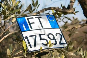 🚹TARGA REPLICA UFFICIALE INDISTRUTTIBILE🚹