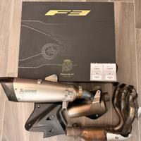 Scarico Akrapovič in Titanio per MV Agusta F3 800