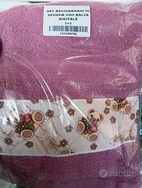asciugamani con balza orsetti 