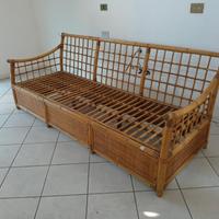 Telaio Divano in rattan naturale 