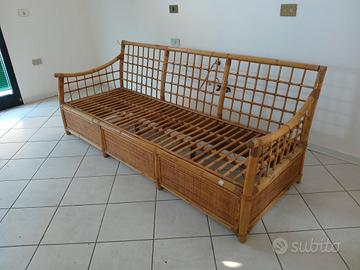 Telaio Divano in rattan naturale 