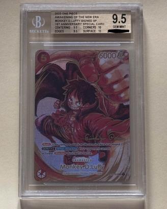 Luffy signed special 1 anniversry