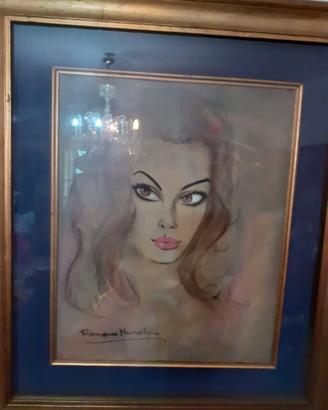 QUADRO ORIGINALE ROMANO MUSSOLINI – OLIO SU TELA