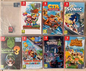 8 giochi per Nintendo Swicht - Mario - Pokemon