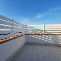 Frangivista PVC BIANCO altezza 75cm prezzo a metro