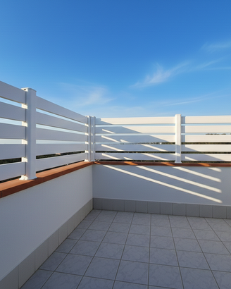 Frangivista PVC BIANCO altezza 75cm prezzo a metro