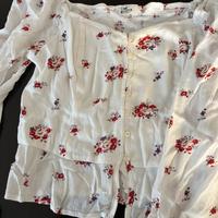 Camicietta bianca-Hollister