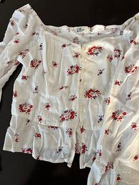 Camicietta bianca-Hollister