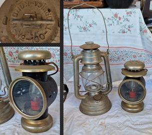 lampade a petrolio vintage,si spedizione 