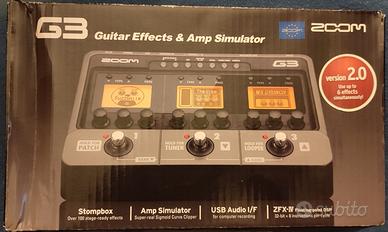 PEDALIERA EFFETTI CHITARRA ZOOM G3