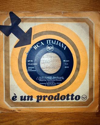 Vinile 45 giri Dalida-Rokes-Grapefruit-Showmen
