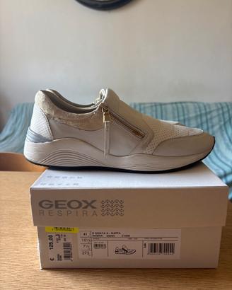 Scarpa donna in nappa color crema marca Geox n.41