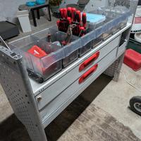 Cassettiera portautensili per furgone