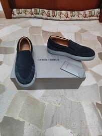 scarpe uomo scamosciate Giorgio Armani 