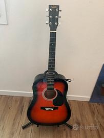 Chitarra Acustica StarSun + Custodia e Cavalletto