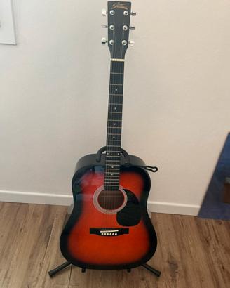 Chitarra Acustica StarSun + Custodia e Cavalletto