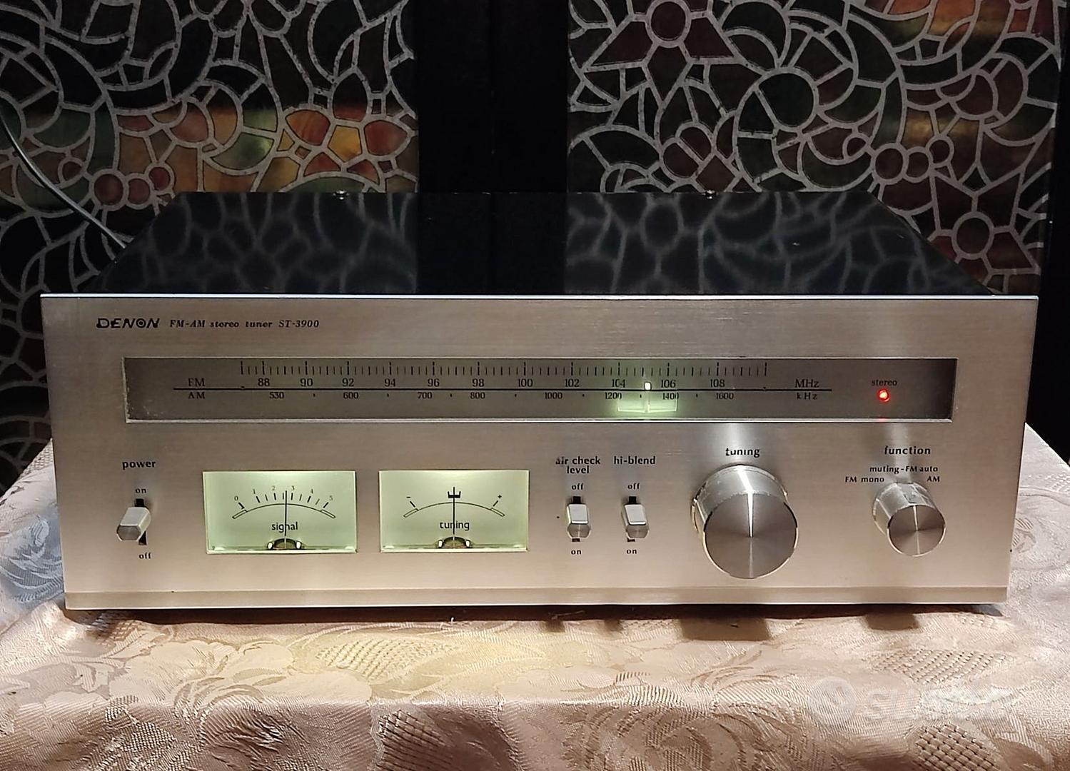 Denon ST-3900 Sintonizzatore Tuner Analogico FM - Audio/Video In