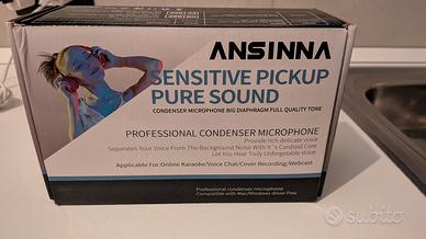 Microfono condensatore Ansinna
