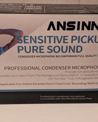 Microfono condensatore Ansinna