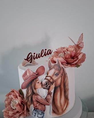 torta scenografica  bimba