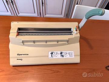 Rilegatrice dorsi metallici Operetta Prima