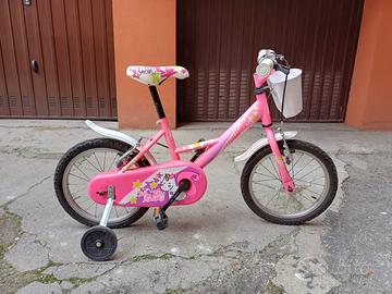 Biciletta bambina 16" con rotelle