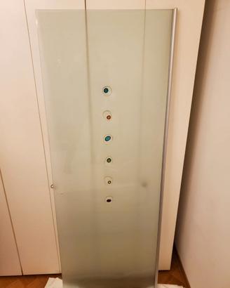 Porta con murrine Henry Glass in vetro satinato