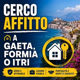 Aff.itto residenziale a Gaeta, Formia o Itri