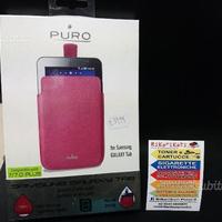 Custodia In Vera Pelle Per Samsung Galaxy Tab Rosa