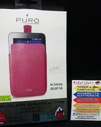Custodia In Vera Pelle Per Samsung Galaxy Tab Rosa