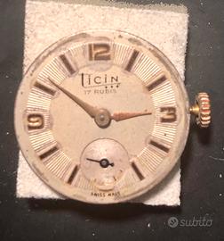 Movimento meccanico orologio vintage