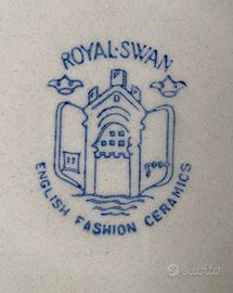 Servizio da dolce Royal Swan English Ceramics