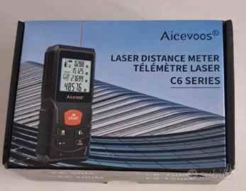 Misuratore di distanze Laser con batterie