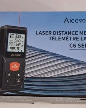 Misuratore di distanze Laser con batterie