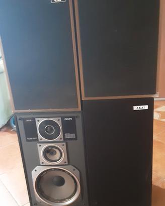 4 casse acustiche Vintage