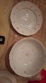 Insalatiera + piatto da portata porcellana vintage