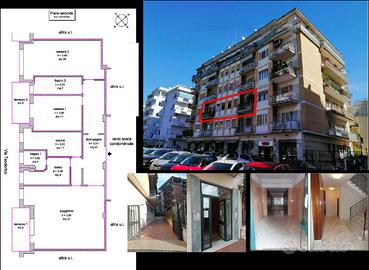 QUADRILOCALE adiacente P. BOLOGNA Roma No Agenzie