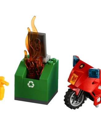 LEGO City Fire 60000 - Motocicletta dei Pompieri
